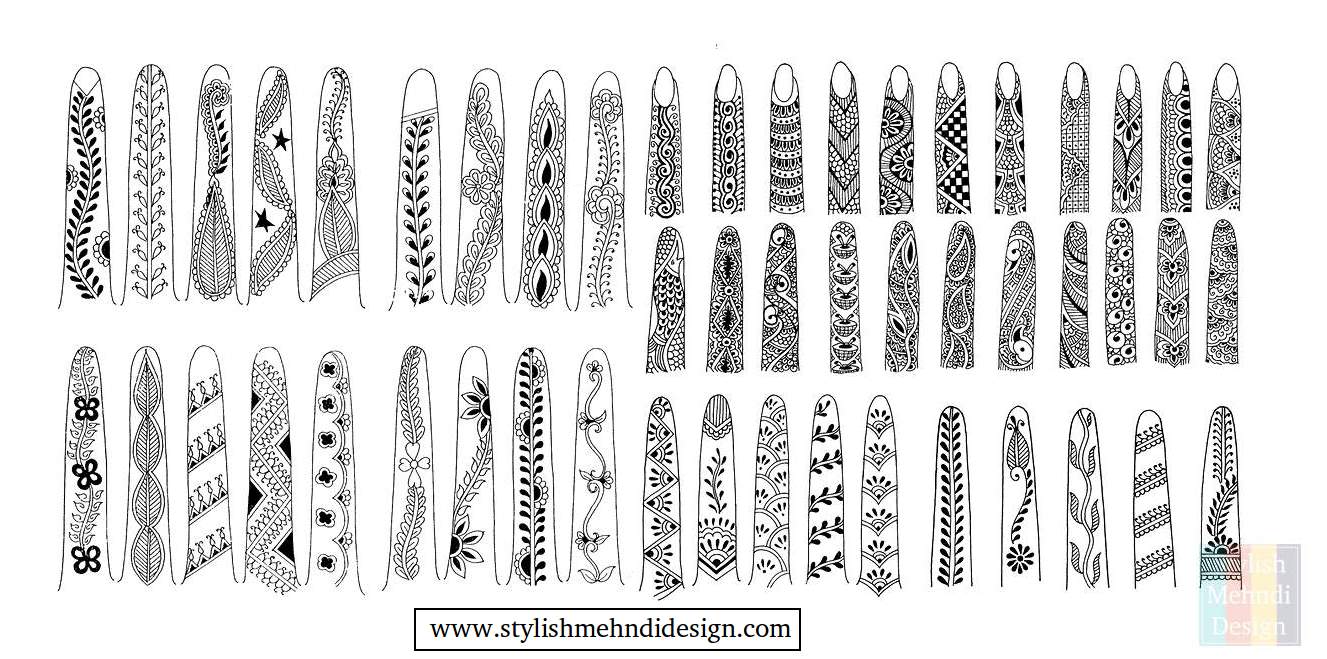 Share 100+ mehndi designs for fingers simple latest