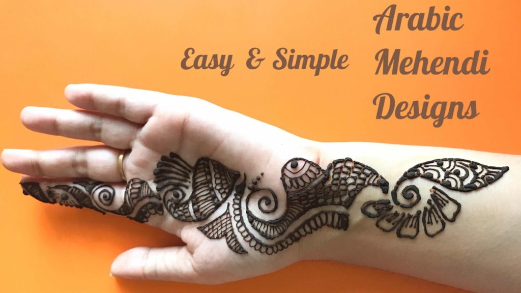Top 10 Simple Arabic Henna Mehndi Design video tutorials - Mehndi Artistica